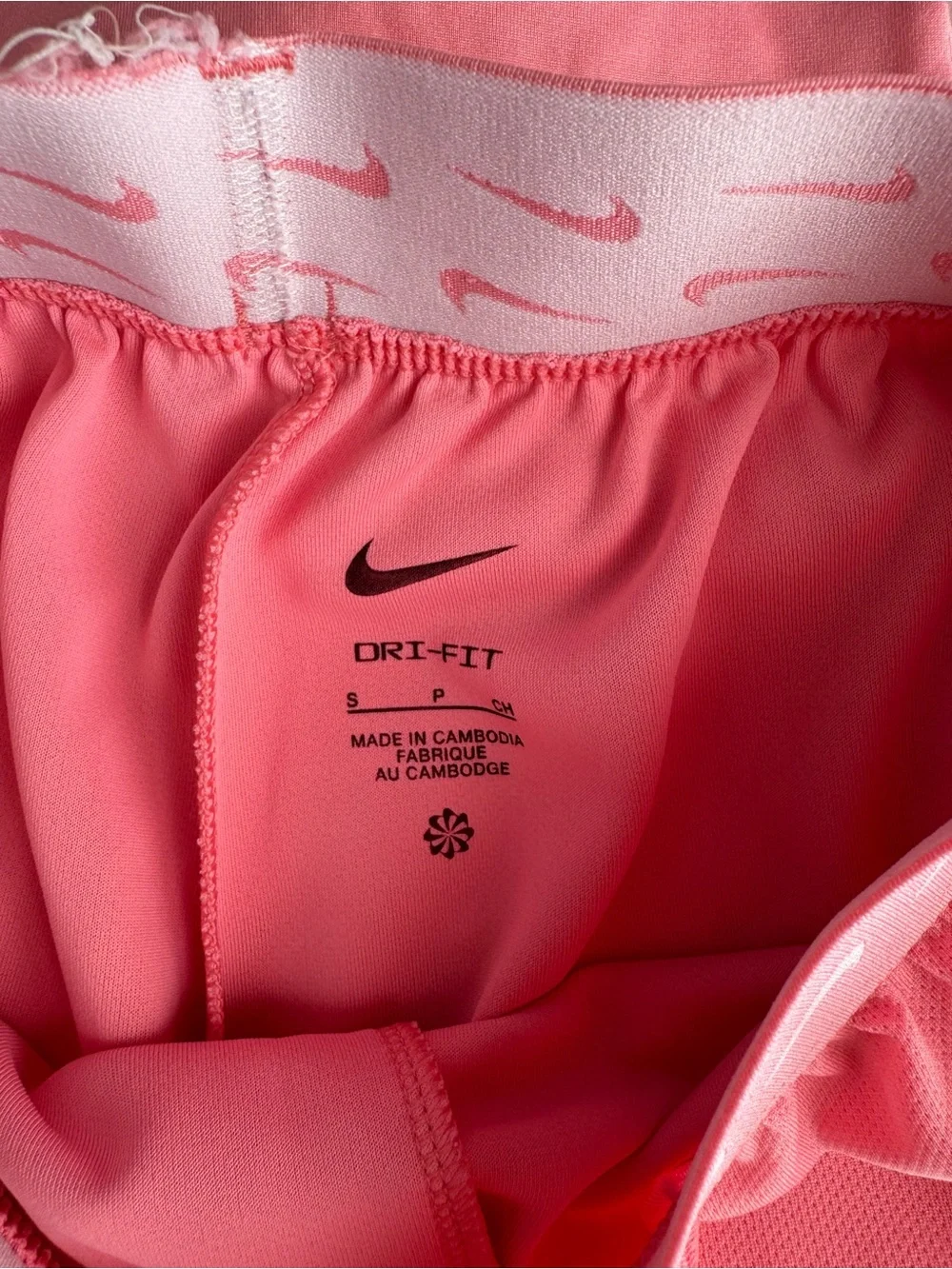 Nike Girl’s Pink Dri-FIT Tank Top & Shorts Set Size S